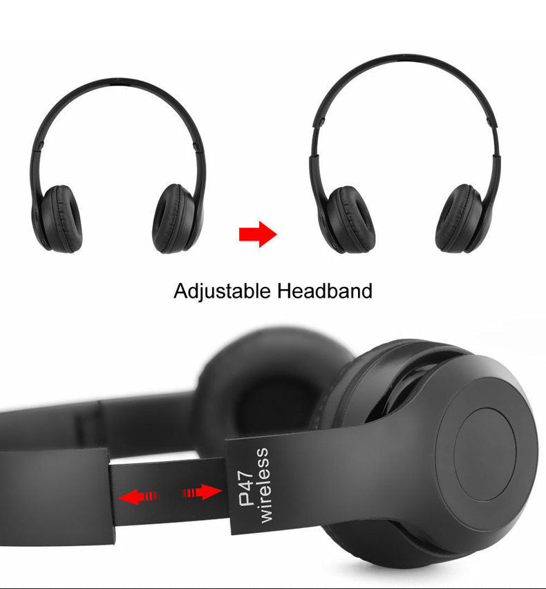 P47 Wireless Bluetooth Headphones for Gaming and Calls
