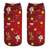 New 3D Printed Christmas Socks for Women