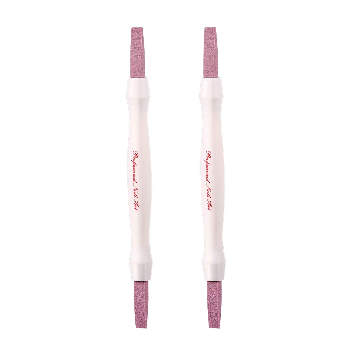 Pumice Stone Nail File Double-Headed Nail Polishing Pen Stick Cuticle Remover Trimmer Buffer Pedicure Pen Nail Art Care Tool for Household Beauty Salon Peeling Dead Skin Repairing