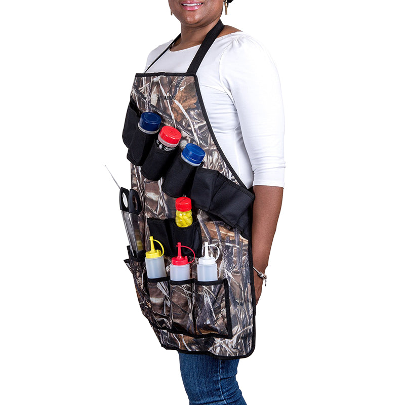 Outdoor Camouflage BBQ Apron and Camping Set