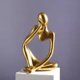 Mini Abstract Character Ornament for Creative Home Decor