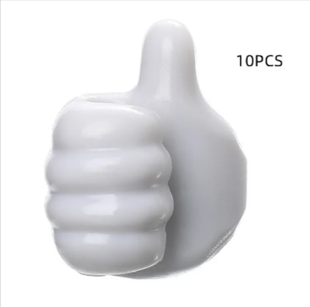 Thumb Hook – No-Drill Seamless Organizer for Kitchen & Bathroom