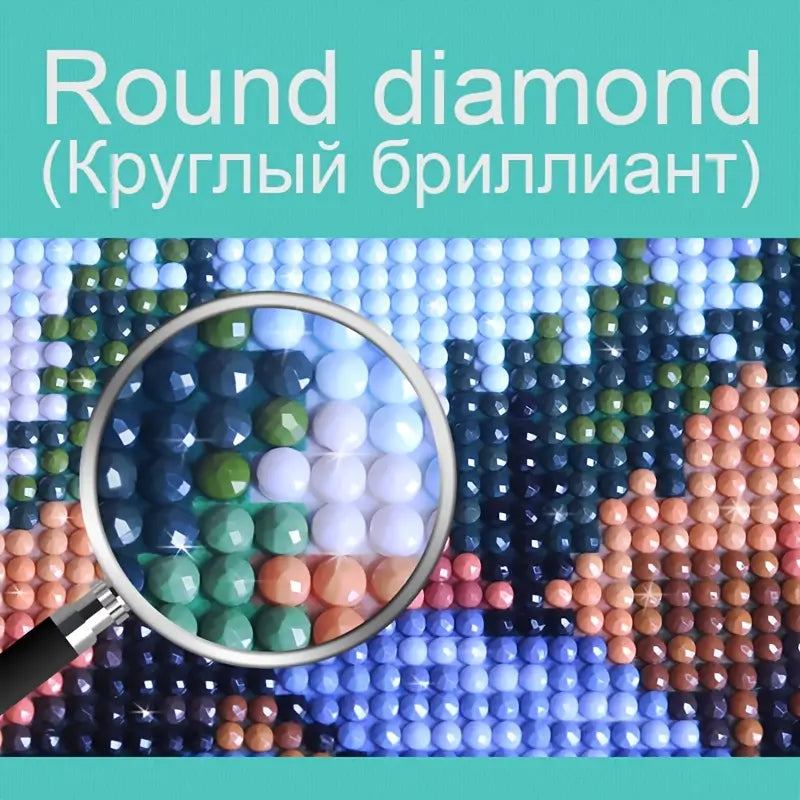 DIY 5D Diamond Painting Snow Scenic Home Decor (1pc)