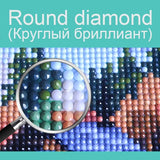 DIY 5D Diamond Painting Snow Scenic Home Decor (1pc)