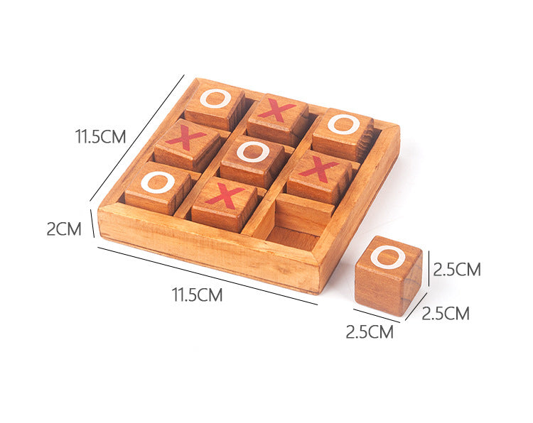 Wooden XO Chess Educational Toy for Children