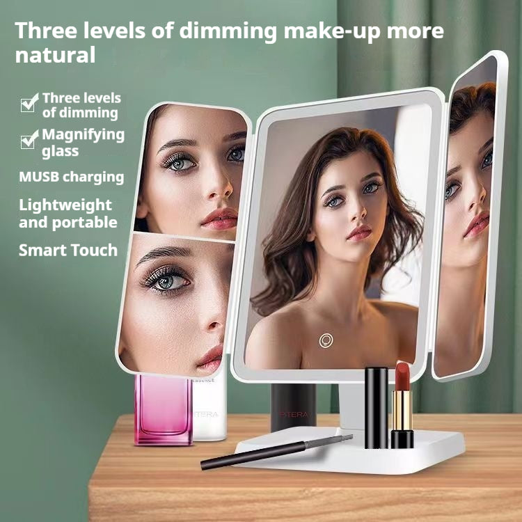 Folding Double Door Makeup Mirror