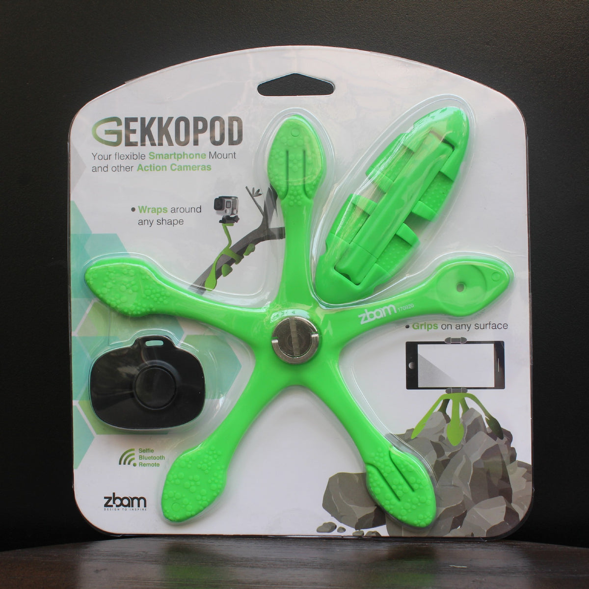 Gecko Five-Claw Car Mount Holder - Octopus Design