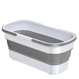 Portable Folding Silicone Car Wash Bucket (Rectangular)