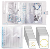 Jeonnfp Jewelry Storage BookTravel Jewelry Organizer Case With Snap Buttonfor NecklaceBraceletRingBrooche Jewelry Pouch Organizer for Women with PVC Antioxidant Pouch