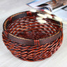 Woven Storage Basket - Round Organizer Basket