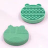 Bear Shaped Silicone Makeup Brush Cleaning Mat & Holder