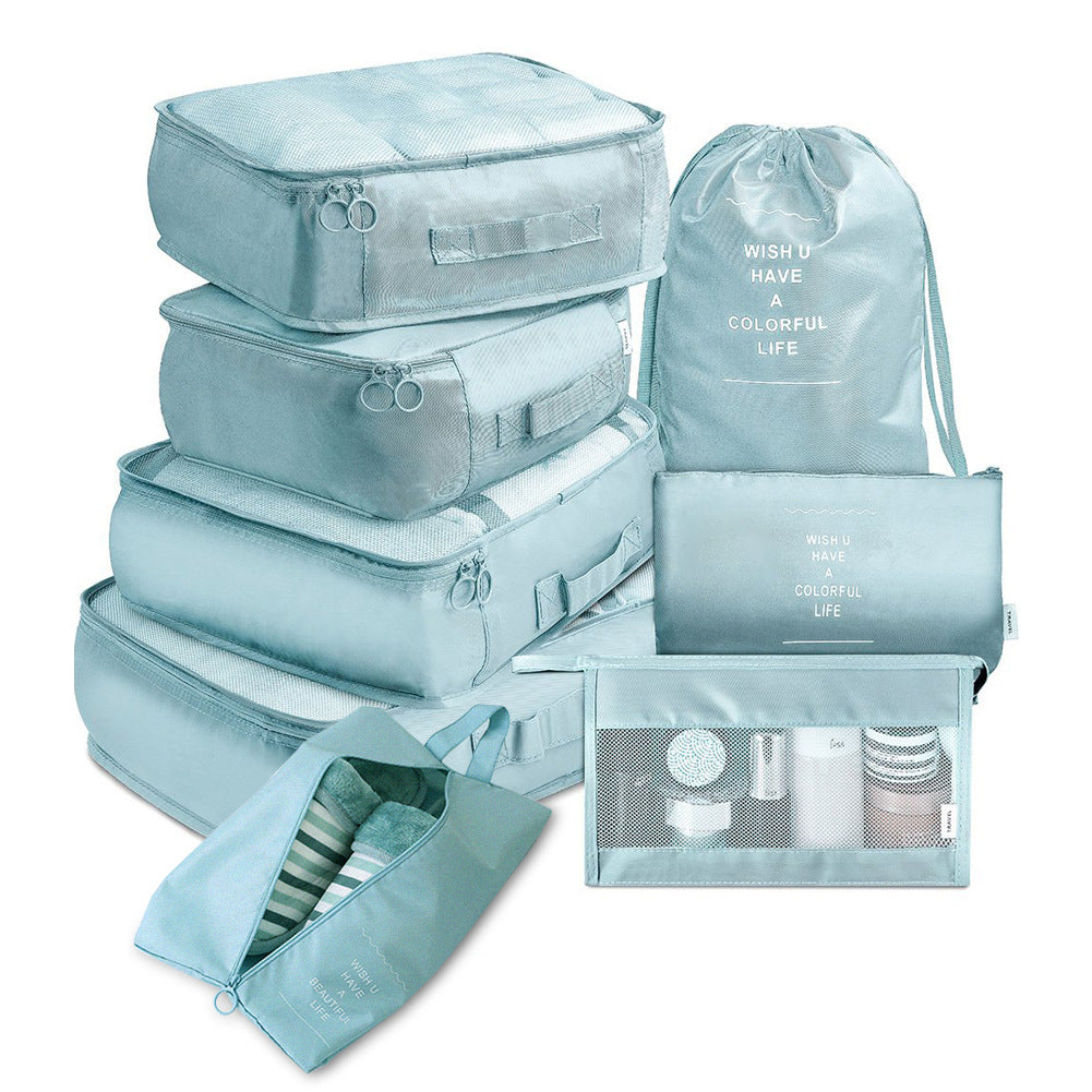 8-Piece Travel Packing Cube Set with Luggage Dividers
