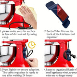 Cord Organizer with 4 Adhesives for Kitchen Appliances