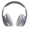 RadioShack Noise-Cancelling Over-Ear Headphones Wireless Bluetooth Headphones with 400MAH Battery Gray
