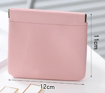 Portable PU Leather Cosmetic Bag for Makeup & Sundries