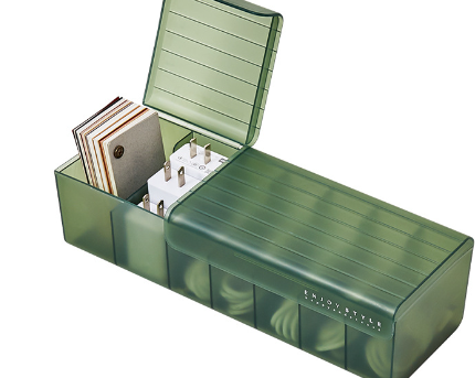 Transparent Cable Organizer for Office and Dorm Use