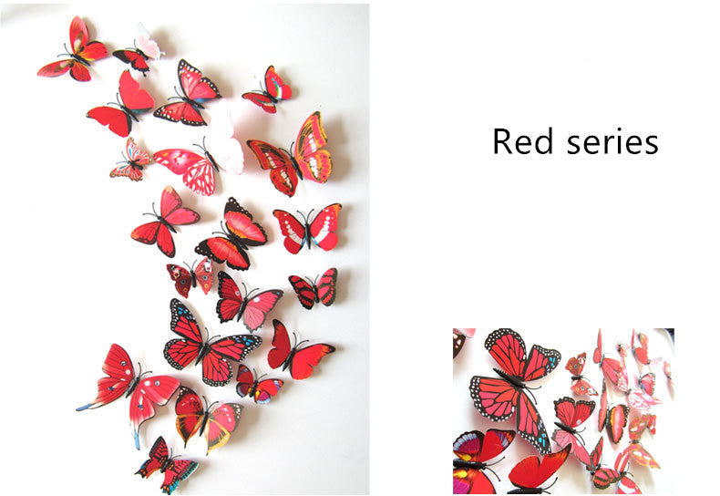 3D Butterfly Wall Stickers for Home Decor (12 Pack)