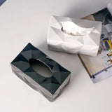 Elegant Geometric Tissue Box for Home and Office Decor