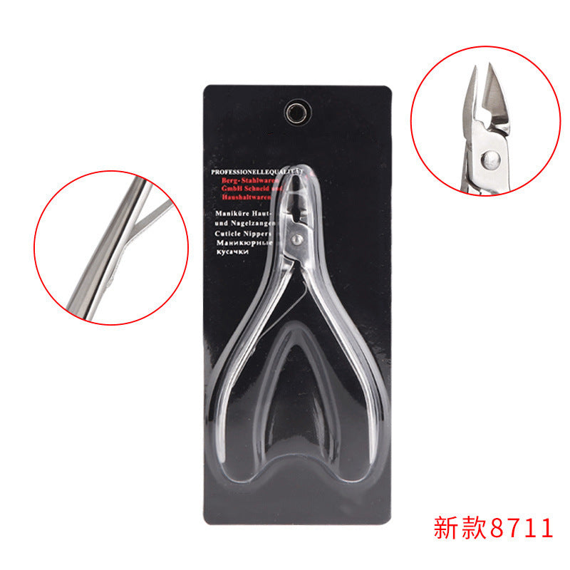 Stainless Steel Cuticle Scissors for Nail Care 8711