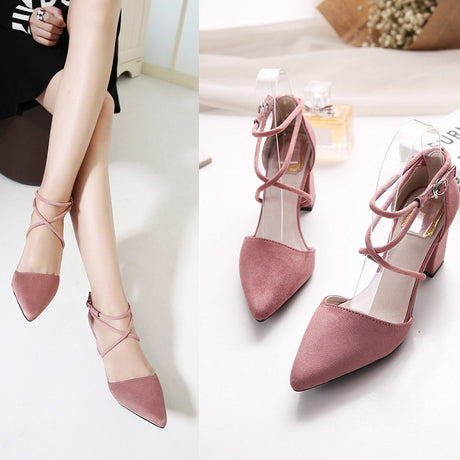 2020 Spring/Summer Korean Women's High Heel Sandals