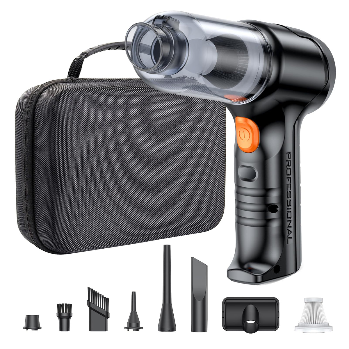 SEALIGHT Mini Car Vacuum Wireless 13000pa High Power Suction Car Vacuum and Air Duster Lightweight and Compact Handheld Car Vacuum Portable Vacuum Cleaner for Car Home Office Pet