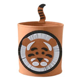 Kawaii Cotton Animal Storage Basket for Kids' Items