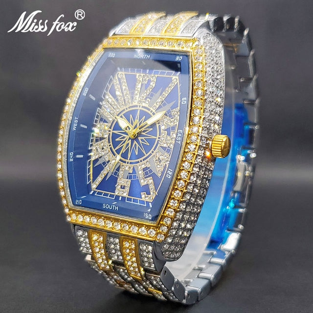 Iced Out Watch For Men - Atlantic Shopping Mall