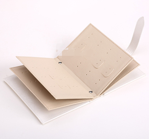 Leather Jewelry Organizer - Earring Storage Box