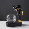 Creative Astronaut Hydroponic Glass Vase Decor