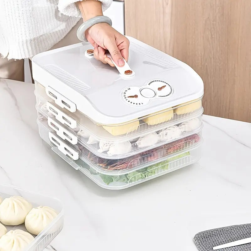 Dumpling Storage Box for Home and Restaurant Kitchens