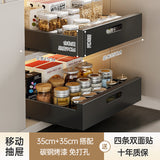Pull-Out Storage Rack for Kitchen Drawer Organizer