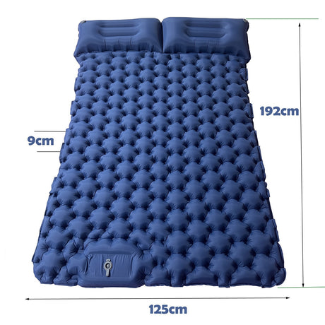 Inflatable Double Camping Mattress for Outdoor Use