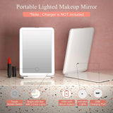 Foldable LED Makeup Mirror