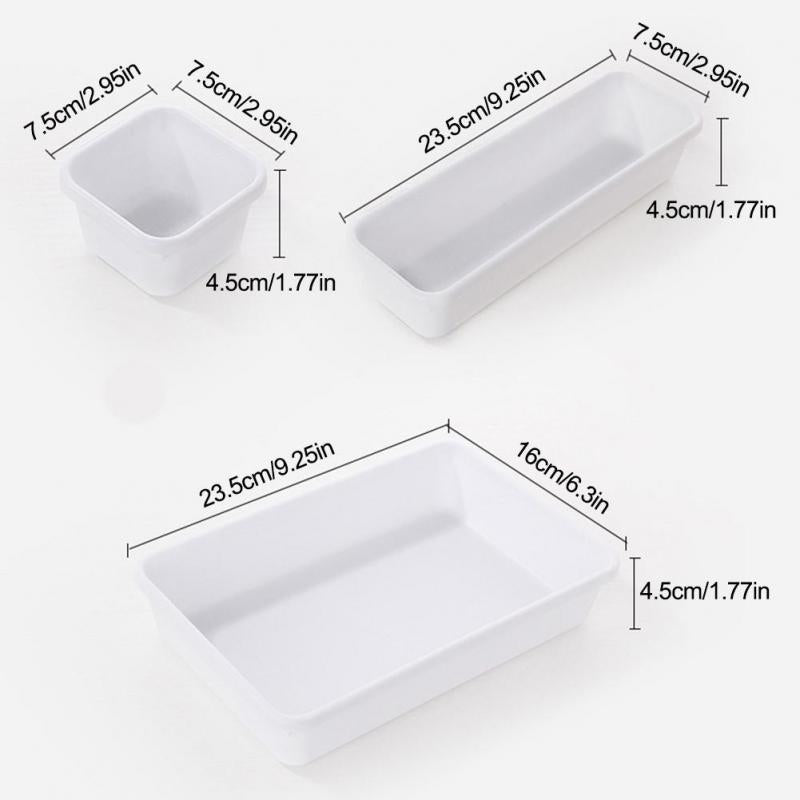 Plastic Drawer Compartment Storage for Bedroom & Office
