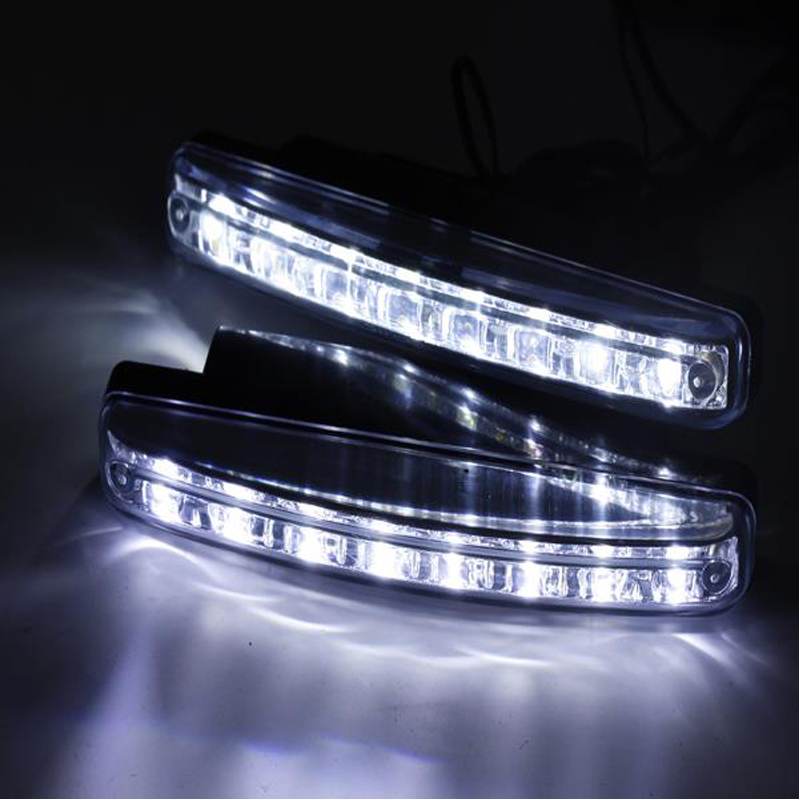 Car Daytime Running Lights Universal Spotlight Upgrade