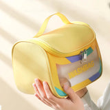 Portable Water-Resistant Clear Makeup Organizer Bag