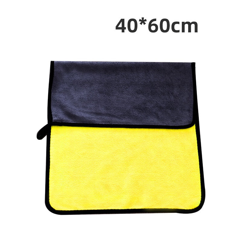 Thickened Coral Velvet Car Wash Towel - Double-sided