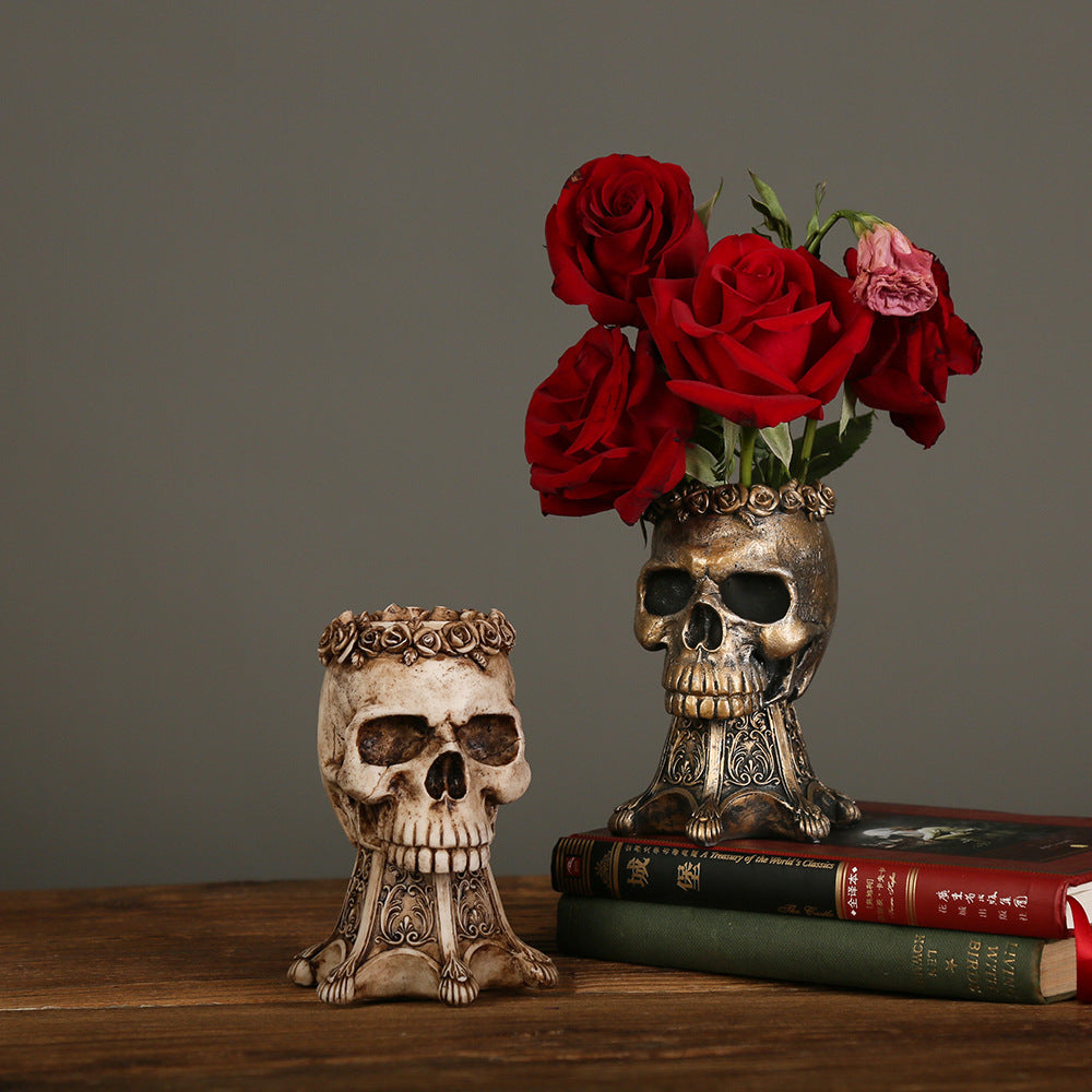 Day of the Dead Skeleton Planter for Home Decor