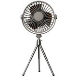 Portable USB Camping Fan with Triangular Stand and Remote