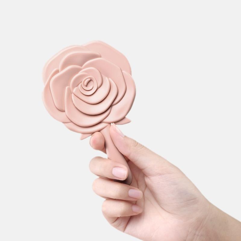 Mini Rose Flower Makeup Mirror for Students