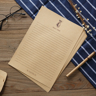 Vintage Deer Pattern Chinese Decorative Stationery
