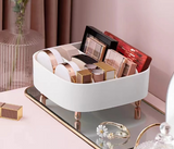 5-Compartment Makeup Organizer for Countertop Space