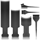 6 PCS Balayage Highlighting Board and Highlighting Brush Kit 3 Hair Dye Brush and 3 Balayage Highlighting Board with Teeth Hair for Hair Dye Hairstylist Accessories Brushes