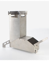 Stainless Steel Folding BBQ Grill for Camping and Firewood
