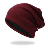 Three-Color Women's Knitted Outdoor Hat