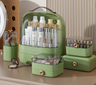 Makeup Organizer and Jewelry Display Case with Drawers