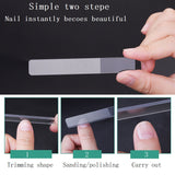 Portable Nano Glass Nail File Polishing Tool Set