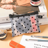 New Ins Heart Velvet Makeup Bag for Girls (Large Capacity)