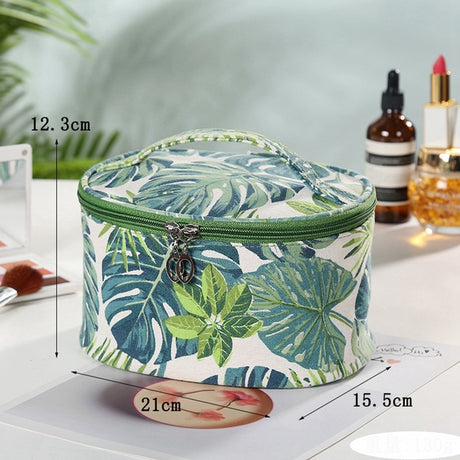 Fashion Travel Ladies Canvas Makeup Bag - Pure Cotton