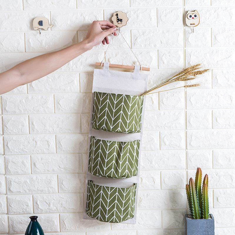 Waterproof Cotton Linen Storage Hanging Bag